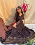 BRIGHT BROWN SUIT SET