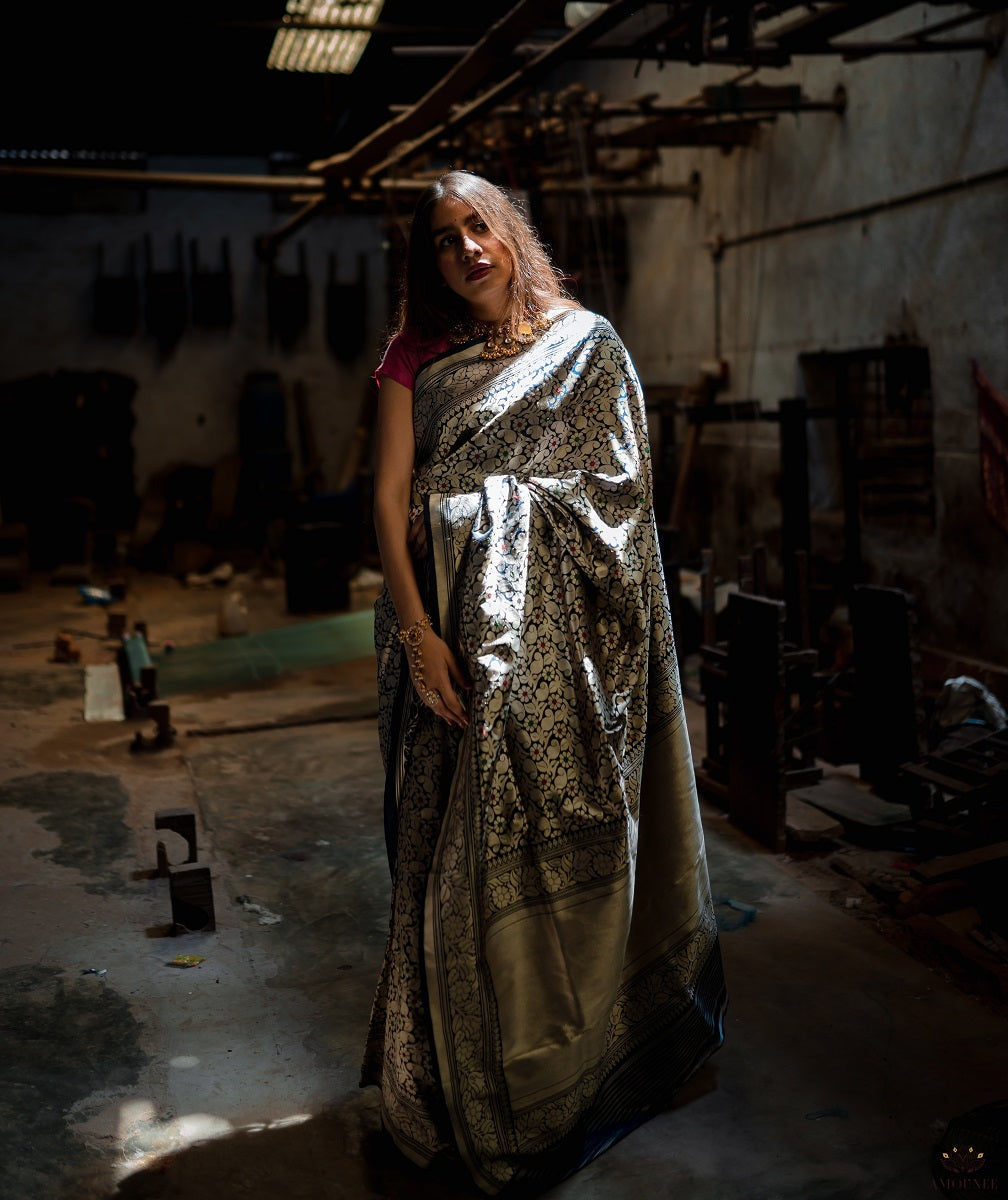 Ashawali Brocade Silk Saree