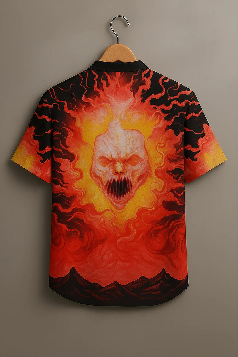 "Inferno Scream Art Print Shirt"